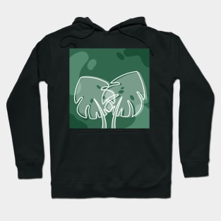 Monstera Plant Hoodie